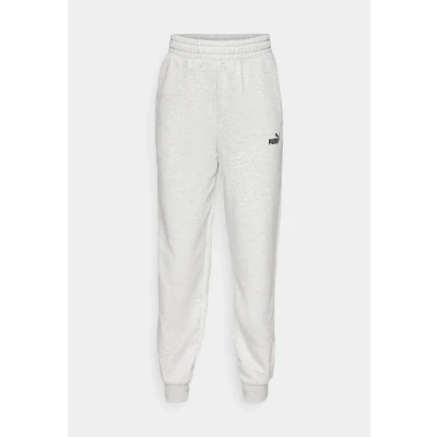 Abbildung von PUMA Damen ESS Small No. 1 Logo Comfort High Waist Sweatpants TR cl Gestrickte Hosen, Light Gray Heather,