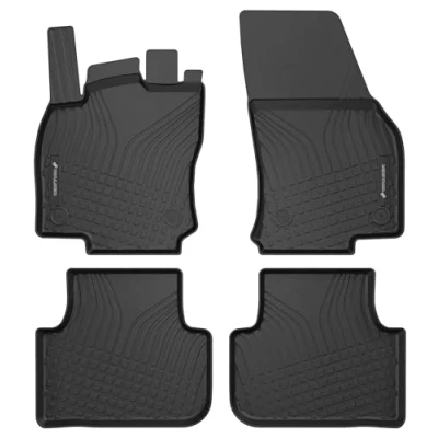 Abbildung von Walser Premium Fussmatten Auto kompatibel mit VW Golf Sportsvan VII (AM1, AN1) 02/2014 08/2020, 100% passgenaue Gummimatten Made in EU, robuste Fußmatten Auto,