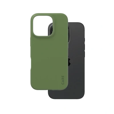 Abbildung von 0 CARE by PanzerGlass® Fashionable Case Grün für iPhone 16 Pro
