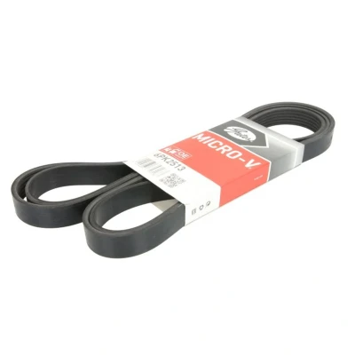 Abbildung von GATES Micro V 4PK850 Keilrippenriemen 850 4 Polyester, EPDM (Ethylen Propylen Dien Kautschuk) TOYOTA: Supra III, Corolla VIII Liftback