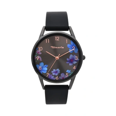 Abbildung von Tamaris Damen Analog Quarz Uhr mit Silikon Armband TT 0211 PQ