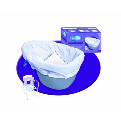 Abbildung von NRS Healthcare CareBag Einweg Beutel für Nachttopf, nicht biologisch abbaubar, 20 Stück
