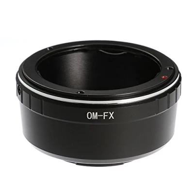 Abbildung von Objektivadapter für Olympus OM Objektiv auf Fuji X Mount FUJIFILM H1 E3 T10 T1 T2 T20 Pro1 Pro2 M1 A1 A2 A3 A 5X 10 A20 E1 E2 E2S Kamera
