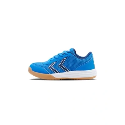 Abbildung von Hummel Multiplay FLEX LC Multicourt Tennisschuh für Kinder, Größe: 38, Blue white Schuhe