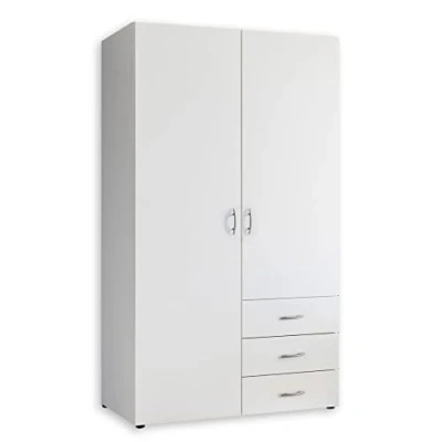 Abbildung von Schlafkontor Drehtürenschrank &quot;Harry&quot;, mit 3 Schubkästen, in 2 Breiten