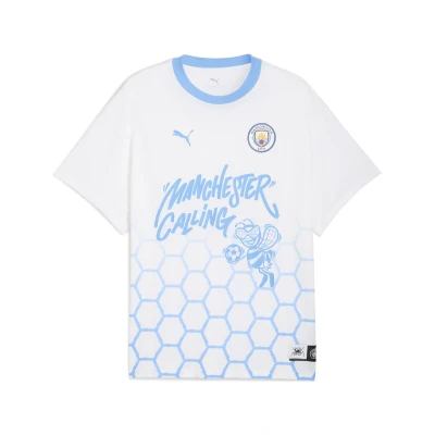 Abbildung von Puma HOOPS x MANCHESTER CITY Basketballshirt Herren Mit Plain White Größe: L