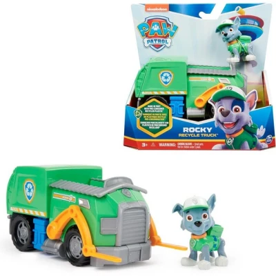 Abbildung von Paw Patrol Recycling Truck Fahrzeug Rocky, Mehrfarbig