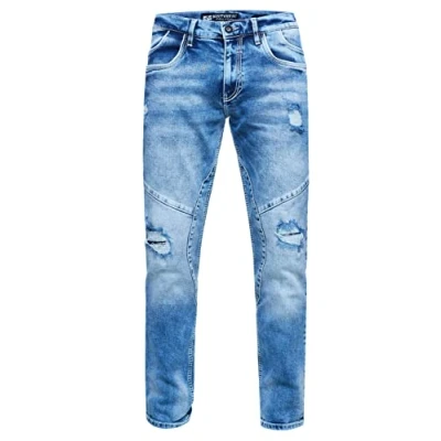 Abbildung von Rusty Neal Nisho Jeans Slim Fit, Herren, Größe: 34x32, Blue used