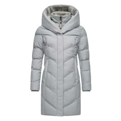 Abbildung von Ragwear Natalka COSY Wintermantel, Damen, Größe: XS, Light grey melange