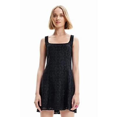 Abbildung von Desigual Freizeitkleid, Damen, Größe: Small, Black