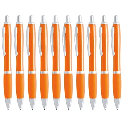 Abbildung von presents &amp; more Kugelschreiber, Orange, 10 Stück (1 Stück)