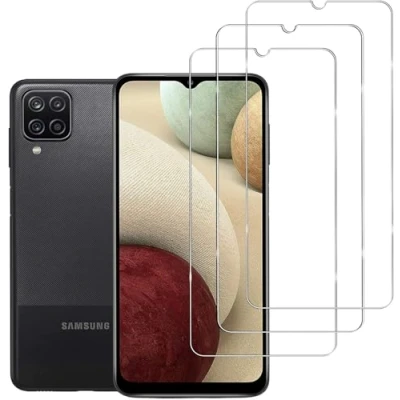 Abbildung von Jinyunlai Panzer Schutz Glas für Samsung Galaxy A12 Panzerglas, HD Displayschutzfolie, 9H Härte Schutzglas Schutzfolie, Frei von Kratzern, Ultra klar Panzerfolie 3 Stück