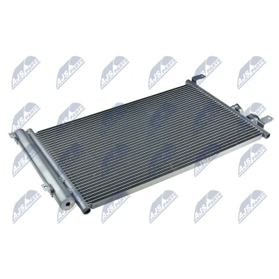 Abbildung von NTY CCS AR 004 Klimakondensator mit Trockner Aluminium 536mm ALFA ROMEO: 147, GT
