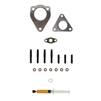 Abbildung von AJUSA JTC11012 Montagesatz, Lader with studs, syringe oil mit Dichtungen Montageanleitung VOLKSWAGEN: Sharan I, Golf 4 Cabrio