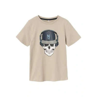 Abbildung von Name it Nkmlukalle Tshirt print für Kinder, Größe: 116, Beige