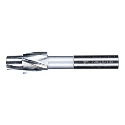 Abbildung von PFERD HSS Flachsenker mit Führungszapfen Ø 20,0 mm, Schaft ø 12,5 DIN 373, fein 25203106 für Durchgangslöcher