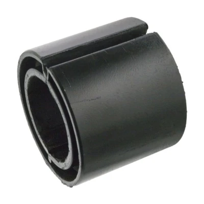 Abbildung von FEBI BILSTEIN 11386 Stabigummis Hinterachse, innen Gummi 56 84,5 geschlitzt MAN: F 2000, TGL