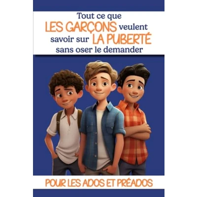 Abbildung von Tout ce que les garçons veulent savoir sur la puberté sans oser le demander: livre : un pour ados puberté, ... à 15 ans Cadeau idéal .