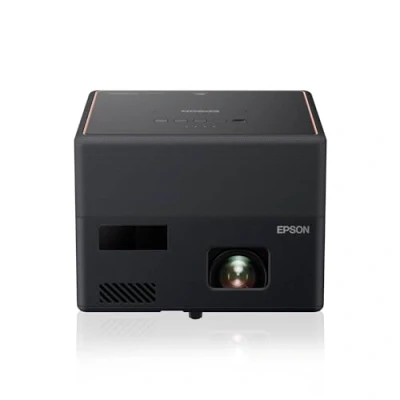 Abbildung von Epson EF 12 Mini Smart Laserprojektor, Kupferdetails, 1.000 Lumen, bis zu 150 Zoll Bilddiagonale (3,81 m)
