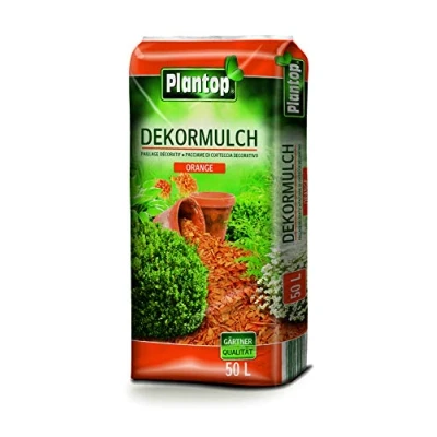 Abbildung von Ziegler Erdenwerk Rindenmulch Plantop Dekor Mulch orange 50l
