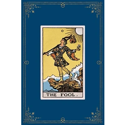 Abbildung von The Fool: 120 Blank Lined Pages, 6 X 9 College Ruled Notebook, Fool Tarot Card Antique Vintage Style Journal, Diary, Notebook (Tarot ... Notebooks)