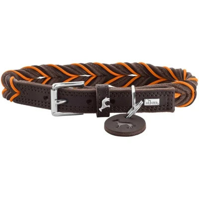 Abbildung von Halsband Solid Education Cord S (45), dunkelbraun/orange 45 Dunkelbraun / Orange