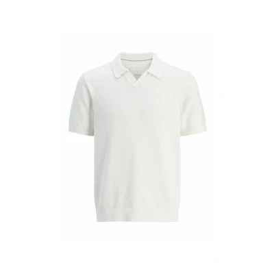 Abbildung von Jack &amp; Jones Premium Einfarbig Poloshirt, Herren, Größe: Small, Cloud dancer