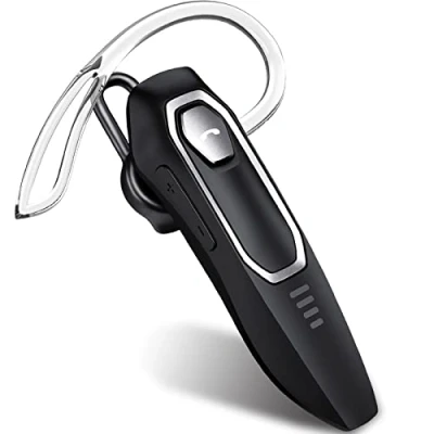 Abbildung von Micool Headset Bluetooth V5.0, Geräuschunterdrückung Freisprech Handy 30 Stunden Gesprächszeit, Mute Funktion, Sprachassistent Kabelloser für LKW Fahrer