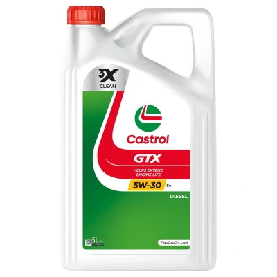 Abbildung von Castrol GTX C4 5W 30 5l Motoröl 15F64F RENAULT: Kangoo II Express, Be Bop, MEGANE 3 Grandtour, MERCEDES BENZ: A Klasse, B CLA Coupe
