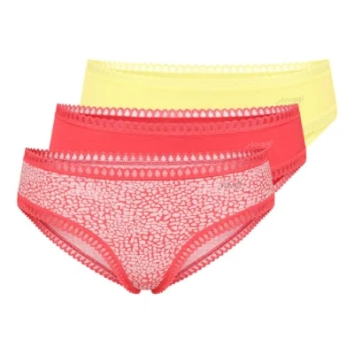 Abbildung von Sloggi Crush Hipster 3 PACK Panties, Damen, Größe: XL, Multiple colours 15