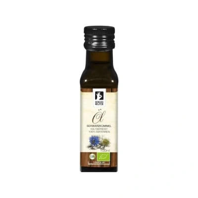 Abbildung von Bremer Gewürzhandel Schwarzkümmelöl BIO, kaltgepresst, Black Seed Oil Speiseöl für Salate, 100ml