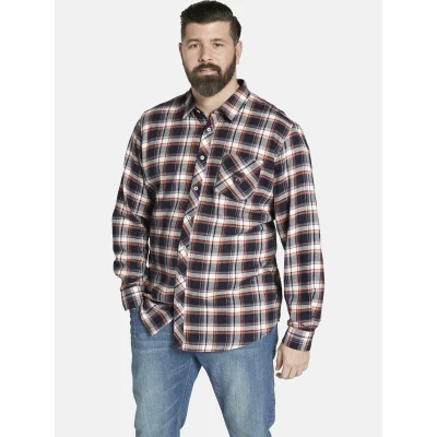 Abbildung von Charles Colby DUKE Gornhan Hemd, Herren, Größe: 3XL, Dunkelblau kariert