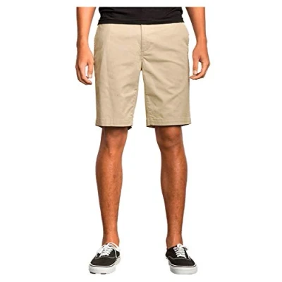 Abbildung von RVCA Weekend Chino Shorts, Herren, Größe: 28, Mottled light brown