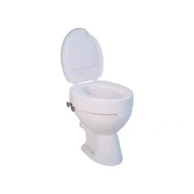 Abbildung von Drive Medical mit Deckel, Toilettensitzerhöhung Ticco 2G, weiß