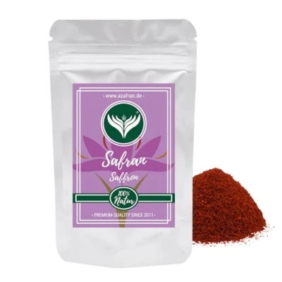 Abbildung von Azafran Safran gemahlen, Safranpulver 1g