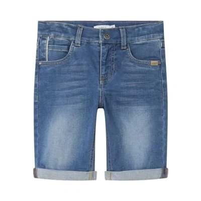 Abbildung von Name it Nkmtheo Jeans Shorts für Kinder, Größe: 116, Medium blue denim