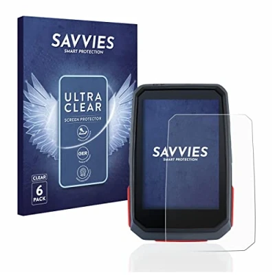 Abbildung von Savvies 6 Stück Schutzfolie für Sigma ROX 4.0 Displayschutz Folie Ultra Transparent