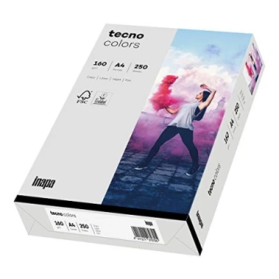 Abbildung von 5 x Inapa Multifunktionspapier tecno colors A4 160 g/qm VE=250 Blatt h