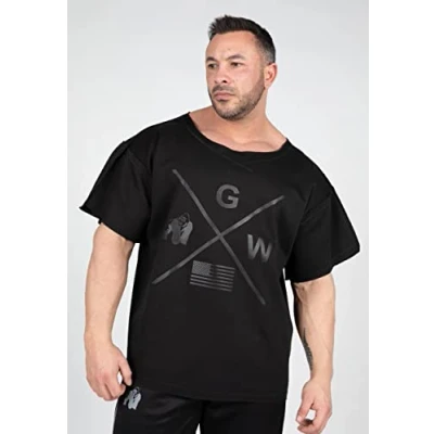 Abbildung von Gorilla Wear Sheldon Workout Tshirt print, Herren, Größe: S/M, Black