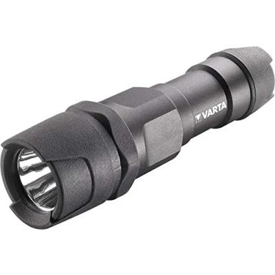 Abbildung von VARTA Indestructible LED F10 Taschenlampe/Arbeitsleuchte (1 Watt, inkl. 3 Longlife Power AAA Batterien, kratzfestes und spritzwassergeschütztes Gehäuse)