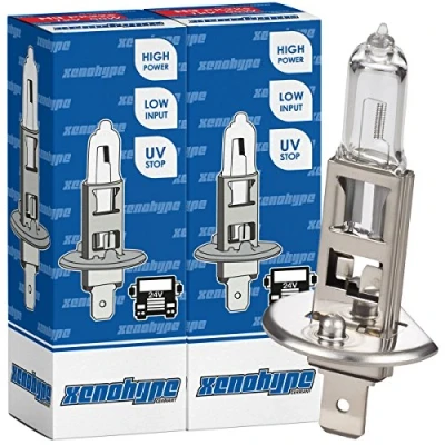 Abbildung von 2x H1 XENOHYPE Classic Halogen LKW Lampe 24V 70 Watt P14,5s