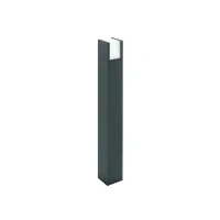 Abbildung von Philips Arbour LED Outdoor Wegeleuchte (6 W), wetterfeste Sockelleuchte aus Aluminium mit warmweißem Licht, energiesparende Beleuchtung, anthrazit