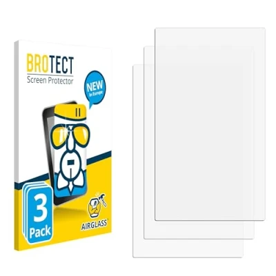 Abbildung von BROTECT Schutzglas für Casio FX CP400 ClassPad II (3 Stück) Schutzfolie Panzer Folie Glas [Extrem Kratzfest 9H, Anti Fingerprint, Ultra Transparent]