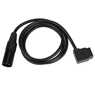 Abbildung von VBESTLIFE D TAP 4 poliges Verlängerungskabel für DSLR Buchse auf XLR elastisches Kabel 1M