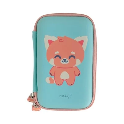 Abbildung von Mr Wonderful Wondee Tasche und Hülle für Externe Festplatte 2,5&quot; mit Rotpanda Design Mr. Offiziell, Geschenke Frauen, Männer, Kinder Mädchen