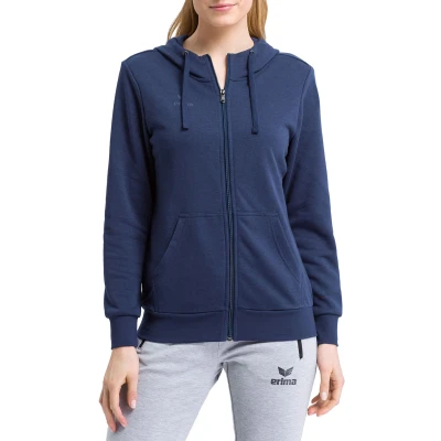 Abbildung von Erima Sweatjacke Damen Kapuzensweatjacke