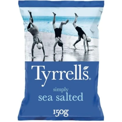 Abbildung von Tyrrell&#039;s Lightly Sea Salted, slow cooked crisps, 150g