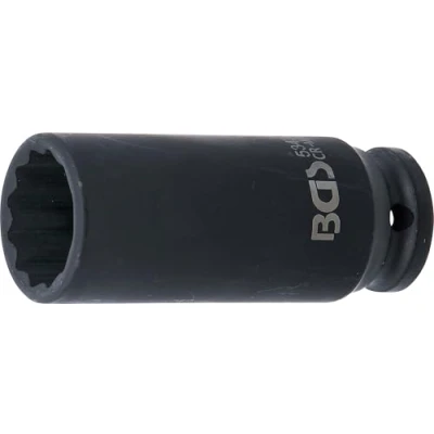 Abbildung von BGS 5343 Kraft Steckschlüssel Einsatz Zwölfkant, tief Antrieb Innenvierkant 12,5 mm (1/2&quot;) SW 24
