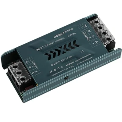 Abbildung von JOYELEC 60W 12V 5A LED Trafo Treiber Netzteil Schlankes Schaltnetzteil für Heimtechnik Eingang Transformator AC110V AC230V auf DC12V Ausgang geeignet Niederspannungs Lichtleisten