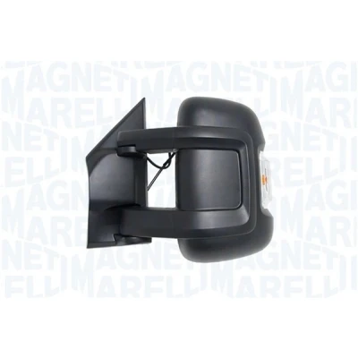 Abbildung von Außenspiegel Magneti Marelli 350315027850 rechts schwarz rauh manuell mittelgroßer Spiegelarm, konvex für Linkslenker FIAT: Ducato III Kastenwagen